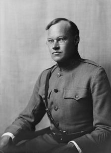 Major Scott, portrait photograph, 1919 July 2. Creator: Arnold Genthe
