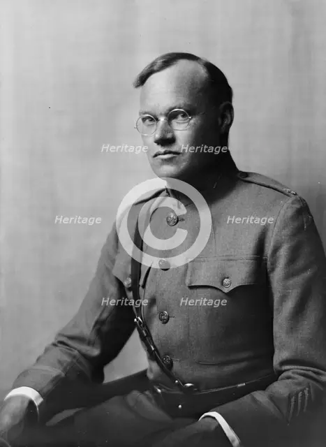 Major Scott, portrait photograph, 1919 July 2. Creator: Arnold Genthe.