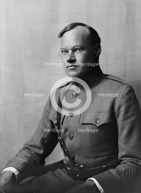 Major Scott, portrait photograph, 1919 July 2. Creator: Arnold Genthe.