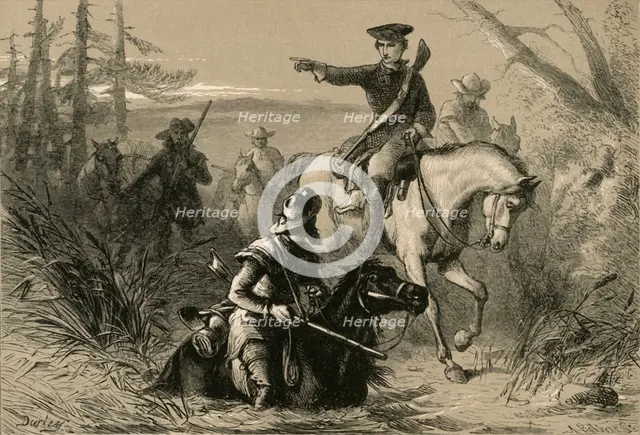 'Major Washington on his Mission to the French Commander', (1877). Creator: Albert Bobbett.