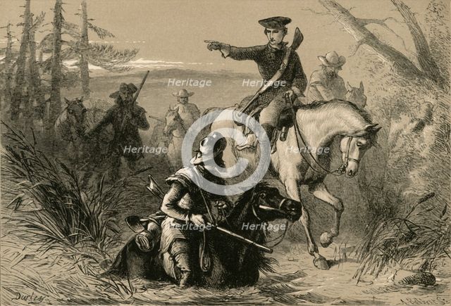 'Major Washington on his Mission to the French Commander', (1877). Creator: Albert Bobbett.