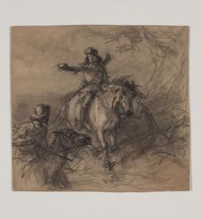 Major Washington on Mission, late 19th century. Creator: Felix Octavius Carr Darley