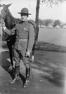 Major William M. Hoge Jr., Major, U.S.A., at Washington Barracks, 1917. Creator: Harris & Ewing