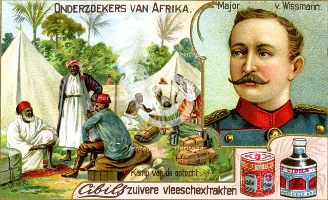 Major von Wissman, German soldier, (c1900). Artist: Unknown