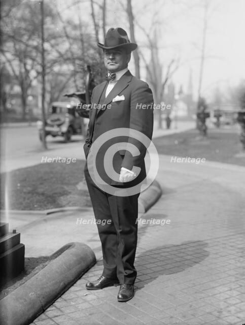 Major Victor M. Locke, 'Chief of The Choctaw', 1916. Creator: Harris & Ewing.