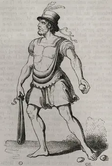 Majorcan slinger, 1852. Creator: Unknown