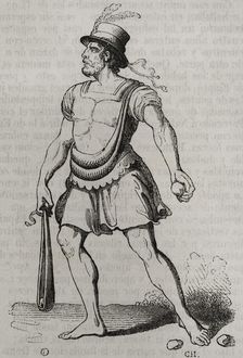 Majorcan slinger, 1852. Creator: Unknown