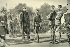 "Majuba Day" - Cronje Surrenders to Lord Roberts at Paardeberg", 1900. Creator: Richard Caton Woodville II