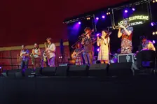Mak Murtic, Love Supreme Jazz Festival, Glynde Place, East Sussex, 2015. Artist: Brian O'Connor