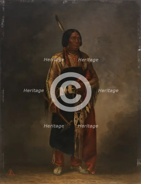 Mak-phe-ah-luta (Red Cloud), ca. 1887. Creator: Antonio Zeno Shindler.