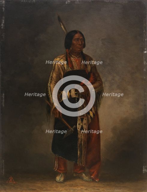 Mak-phe-ah-luta (Red Cloud), ca. 1887. Creator: Antonio Zeno Shindler.