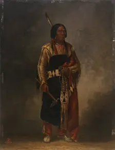 Mak-phe-ah-luta (Red Cloud), ca. 1887. Creator: Antonio Zeno Shindler