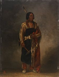 Mak-phe-ah-luta (Red Cloud), ca. 1887. Creator: Antonio Zeno Shindler