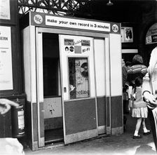 Make your own record in 3 minutes London, c1966-c1967. Creator: Henry Grant