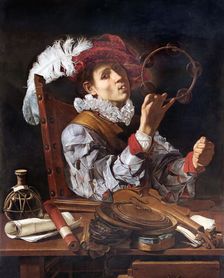 Maker of Musical Instruments, c1610. Creator: Boneri (Cecco del Caravaggio); Francesco (um 1589-um 1620)
