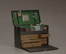 Makeup case used by makeup artist Bernadine M. Anderson, 1970s - 1990s. Creator: Unknown