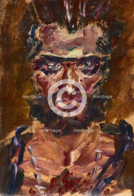 Makeup design for the opera Boris Godunov by M, Mussorgsky, 1946. Creator: Fyodor Fyodorovsky.