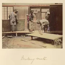 Making Mats, about 1873-1883. Creator: Shinichi Suzuki I