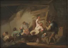 Making Merry in a Farm Cottage, 1536-1635. Creator: Adriaen van Ostade
