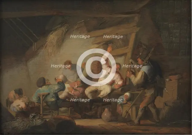 Making Merry in a Farm Cottage, 1536-1635. Creator: Adriaen van Ostade.