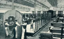 Making A Railway Carriage 1922. Creator: Unknown