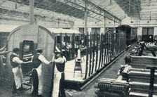 Making A Railway Carriage 1922. Creator: Unknown