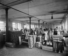Making ammunition cases, Waring and Gillow factory, Lancaster, Lancashire, January 1917. Artist: H Bedford Lemere
