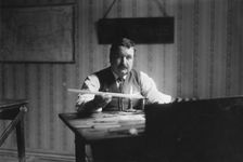 Making glass eye, between c1915 and c1920. Creator: Bain News Service