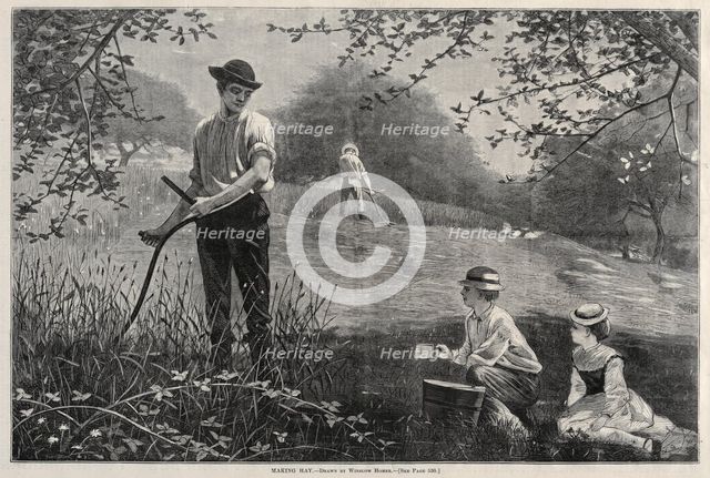 Making Hay, 1872. Creator: Winslow Homer (American, 1836-1910).