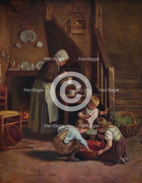 'Making Jam', 1880, (c1915). Artist: Pierre Edouard Frere.