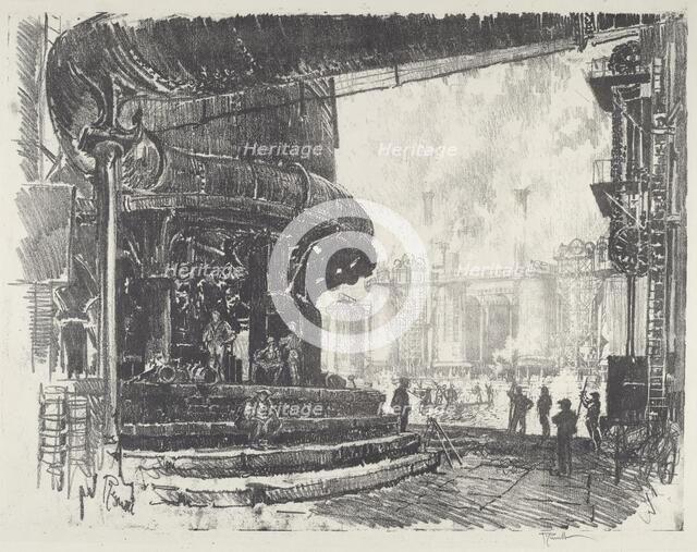 Making Pig-Iron, 1916. Creator: Joseph Pennell.