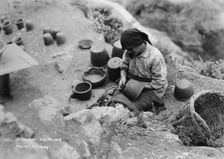 Making pottery, Atalaya, Las Palmas, Gran Canaria, Canary Islands, Spain, c1920s-c1930s(?)