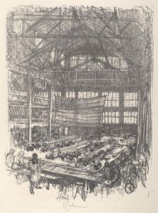 Making Rifles, 1917. Creator: Joseph Pennell