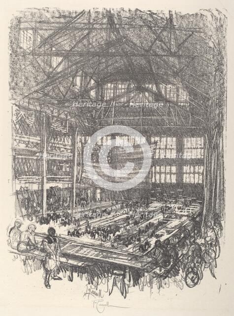Making Rifles, 1917. Creator: Joseph Pennell.