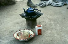 Making tea, Mali, 1990. Creator: Amanda Waite