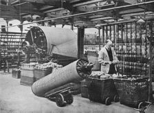 Making the warp 1915