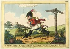 Making the Most of £10,000 per Ann. by Saving Travelling Expences, 1819. Creator: JL Marks