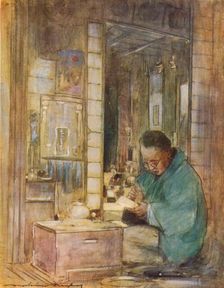 Making Up Accounts c1887, (1901). Artist: Mortimer L Menpes