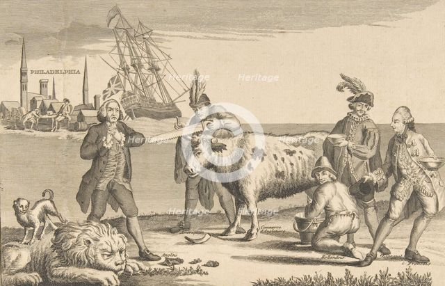 Mal Lui Veut Mal Lui Tourne Dit Le Bonne Homme Richard, ca. 1780., ca. 1780. Creator: Anon.