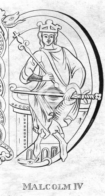 Malcolm IV, King of Scotland. Artist: Unknown