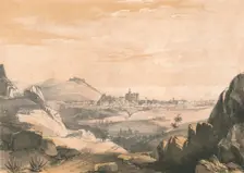 Malaga, from the Ermitas c1850. Creator: Dickinson Brothers