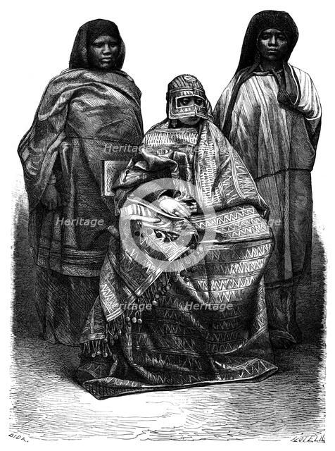 'Malagasy Women', 19th century.Artist: Alexandre Bida
