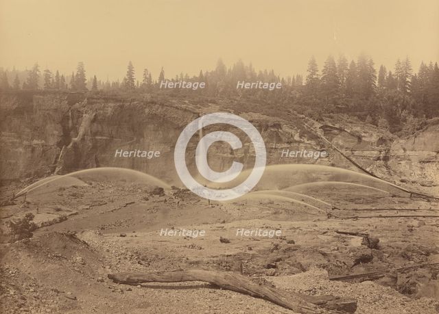 Malakoff Diggins, North Bloomfield, Nevada County, 1871. Creator: Carleton Emmons Watkins.