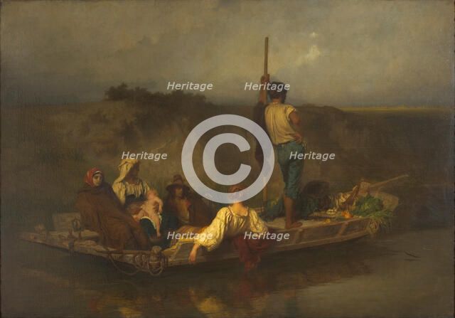 Malaria, 1848-1849. Artist: Hébert, Ernest (1817-1908)