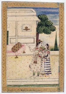 Malavi Ragini, Ragamala Album, School of Rajasthan, 19th century