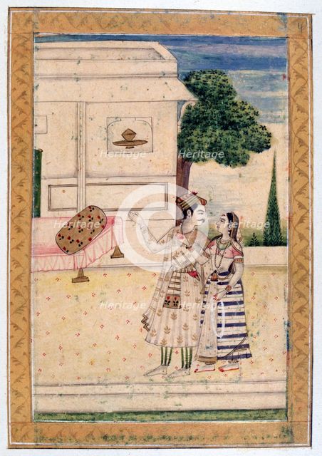 Malavi Ragini, Ragamala Album, School of Rajasthan, 19th century. Artist: Unknown