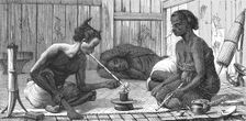 Malay Opium-smokers; A Visit to Borneo 1875. Creator: A.M. Cameron