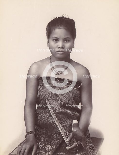 Malay Woman on Java, 1860s-70s. Creator: Unknown.