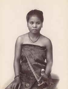 Malay Woman on Java, 1860s-70s. Creator: Unknown