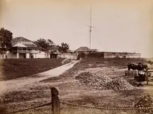 Malaya: Fort Cornwallis on Penang Island, 1881. Creator: John Edmund Taylor